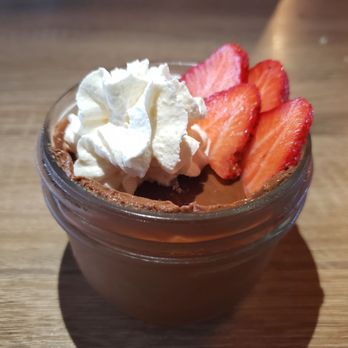 RANGE kitchen & tap - Chocolate Pot De Creme - New American Near Me - Roseville, California RANGE kitchen & tap - Chocolate Pot De Creme - New American Near Me - Roseville, California
