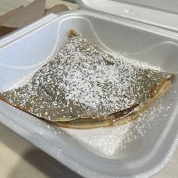 Nutella strawberry crepe Nutella strawberry crepe