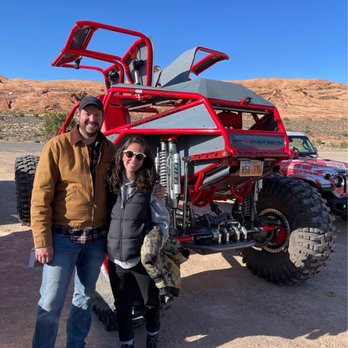 Epic 4X4 Adventures - My husband and I getting ready to ride - ATV Rentals/Tours Near Me - Moab, Utah