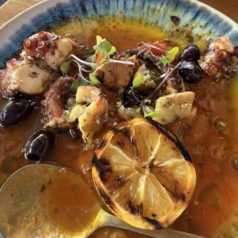Mezzeluna - Octopus - Greek Near Me - Cotati, California