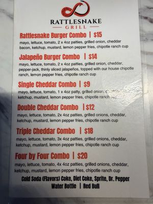 Menu photo 2 Rattlesnake Grill Dodge City, KS Menu photo 2 Rattlesnake Grill Dodge City, KS