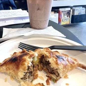 American Pie Records - Iced chai tea and Argentina beef empanada - Vinyl Records Near Me - Camarillo, California American Pie Records - Iced chai tea and Argentina beef empanada - Vinyl Records Near Me - Camarillo, California