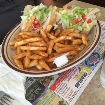 Abi's Diner - Cold cut sub with fries! - Diners Near Me - Berlin, Maryland