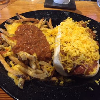 Double Dogs - Chili dog and chili cheese fries - Sports Bars Near Me - Bowling Green, Kentucky Double Dogs - Chili dog and chili cheese fries - Sports Bars Near Me - Bowling Green, Kentucky