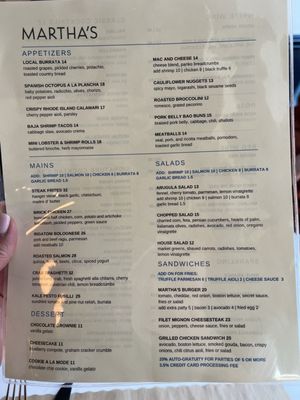 Menu photo 4 Martha’s Hoboken, NJ