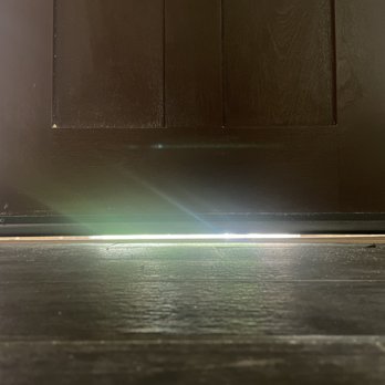 More Than Handy - Still gap under door.  2 days of him cutting into my door way. - Handyman Near Me