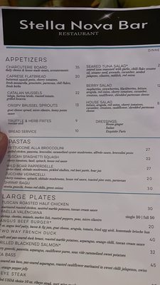 Menu photo 3 Stella Nova Bar Charlotte, NC