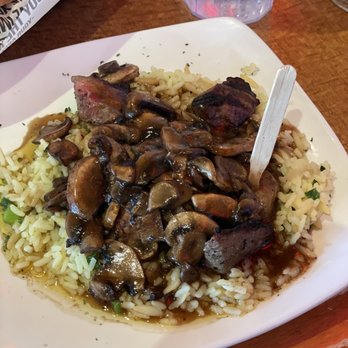 Sizzler - Burgundy Mushroom Sirloin Tips - American Near Me - Turlock, California Sizzler - Burgundy Mushroom Sirloin Tips - American Near Me - Turlock, California