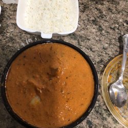 Curry Home - Lamb tiki masala...rice portion was small!