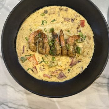 32 North - Jerk Shrimp & Grits - Breakfast & Brunch Near Me - Valley Stream, New York