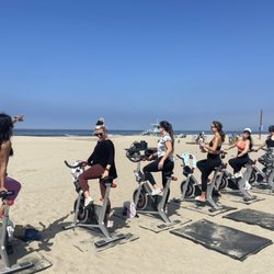 Beach Cycling - Towards end of spin!