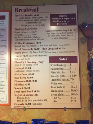 Menu photo 6 Coyote's Coffee Den Penrose, CO