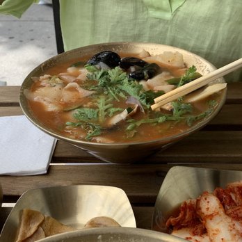 Daesung Korean Noodle - Spicy Haemul Kalguksu() - Korean Near Me - Flushing, New York Daesung Korean Noodle - Spicy Haemul Kalguksu() - Korean Near Me - Flushing, New York