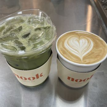 Nook coffee bar - Strawberry matcha and honey oat latte - Coffee & Tea Near Me - Rancho Cucamonga, California Nook coffee bar - Strawberry matcha and honey oat latte - Coffee & Tea Near Me - Rancho Cucamonga, California