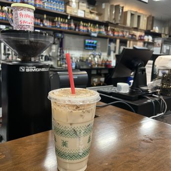 Aroma Joe's - Iced Chai in a cute Christmas cup! - Coffee & Tea Near Me - Auburn, Maine Aroma Joe's - Iced Chai in a cute Christmas cup! - Coffee & Tea Near Me - Auburn, Maine