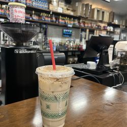 Aroma Joe's - Iced Chai in a cute Christmas cup!