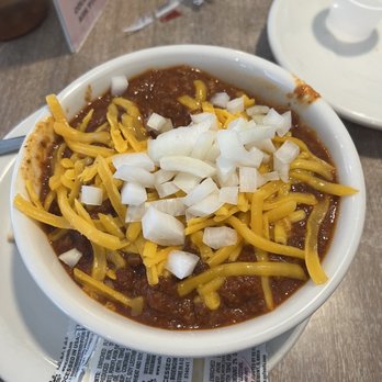 Nicely's - Bowl of homemade Chili. Delicious! - American Near Me - Lee Vining, California