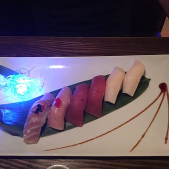 Shogun Sushi - Amazing presentation! Fatty tuna, tuna, and yellowtail - Sushi Bars Near Me - Tampa, Florida Shogun Sushi - Amazing presentation! Fatty tuna, tuna, and yellowtail - Sushi Bars Near Me - Tampa, Florida