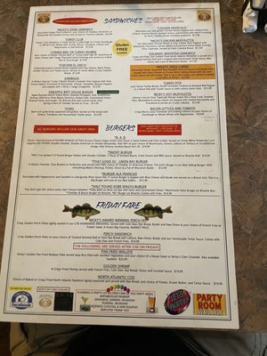 Menu photo 2 Nicky's Lionshead Taverns De Pere, WI