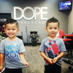 Dope Barbershop - My twin boys always come out loving their haircut done by Vince. Vince is professional and a master at his craft.