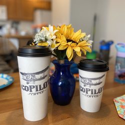Copilot Coffee - 16oz and 24oz coffee amazing btw.