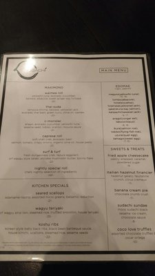Menu photo 2 Sudachi WIlson, WY