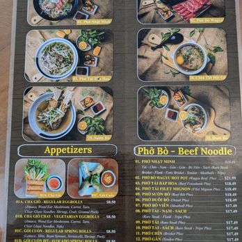 Pho Nhat Minh - Menu - Vietnamese Near Me - San Jose, California