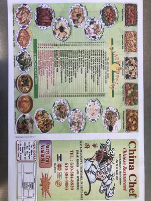 Menu photo 1 China Chef Thorndale, PA Menu photo 1 China Chef Thorndale, PA
