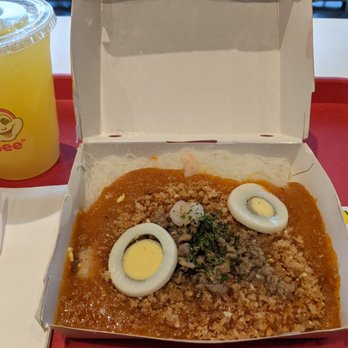 Jollibee - Palabok fiesta and pineapple juice - Chicken Shop Near Me - Henderson, Nevada Jollibee - Palabok fiesta and pineapple juice - Chicken Shop Near Me - Henderson, Nevada