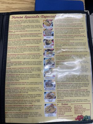 Menu photo 2 Angel Las Delicias Restaurant Laurel, MD