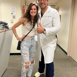 My last Achilles follow-up appointment. Thank you, Dr. Ferkel. You are the best!
