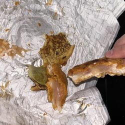 Wendy's - Raw chicken
