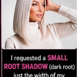 My Glow Beauty Studio - Instead of applying the small root shadow I requested, she applied several times more dark color than instructed.