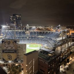 Other patio view of the stadium. Cute bar seating and couches on this side Other patio view of the stadium. Cute bar seating and couches on this side