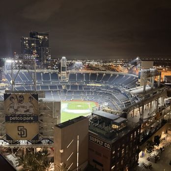 ALTITUDE Sky Lounge - Other patio view of the stadium. Cute bar seating and couches on this side - Lounges Near Me - San Diego, California ALTITUDE Sky Lounge - Other patio view of the stadium. Cute bar seating and couches on this side - Lounges Near Me - San Diego, California