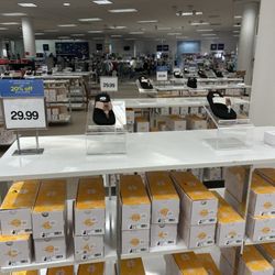 Belk - This is the display for sandals so neat and pristine