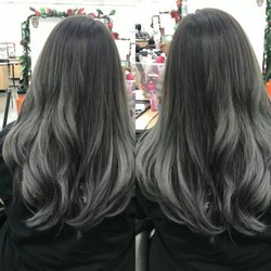 Elegant Beauty Salon - Balayage Grey/silver