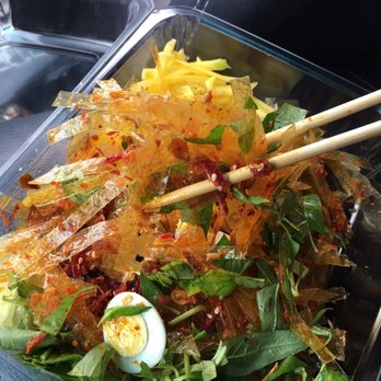 BAMBU - Vietnamese Rice Paper Salad -slightly tossed! (mild spice) "Bánh Tráng Tron" - Juice Bars & Smoothies Near Me - Kent, Washington BAMBU - Vietnamese Rice Paper Salad -slightly tossed! (mild spice) "Bánh Tráng Tron" - Juice Bars & Smoothies Near Me - Kent, Washington