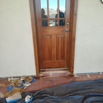 Desert Rose Door Refinishing - The three restored doors. - Refinishing Services Near Me - Tempe, Arizona Desert Rose Door Refinishing - The three restored doors. - Refinishing Services Near Me - Tempe, Arizona