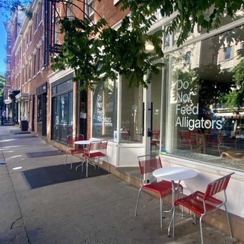Do Not Feed Alligators - Outside of the cafe - Bookstores Near Me - New York, New York