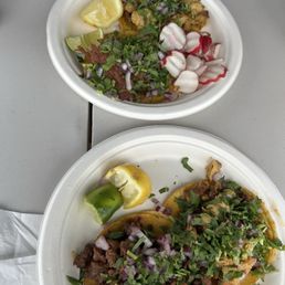 Tacos! 2 pollo, 1 carnitas, 1 asada. Tacos! 2 pollo, 1 carnitas, 1 asada.