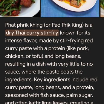 Thai BBQ & Noodle - This was not the taste of prik king...it was literally catering to the (excuse me) the white people taste. - Thai Near Me - Cypress, California