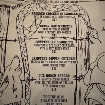 HiFalutin Rapid Western Grill - Kids menu - Steakhouses Near Me - Tucson, Arizona