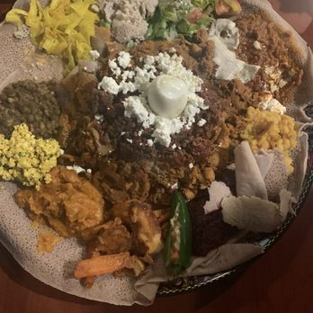 Effoi Restaurant  - Special veggie combo and doro wat - Ethiopian Near Me - Silver Spring, Maryland