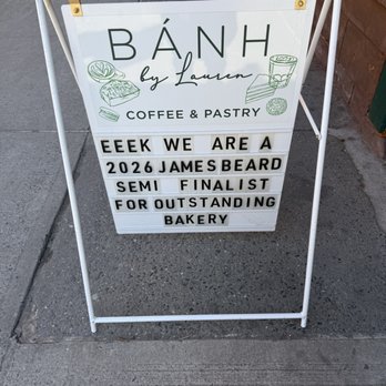 Bánh by Lauren - Didn't realize until I saw the sign - Bakeries Near Me - New York, New York