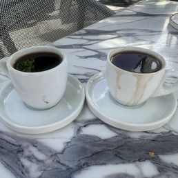 No trays to bring out the coffee to table ! No trays to bring out the coffee to table !
