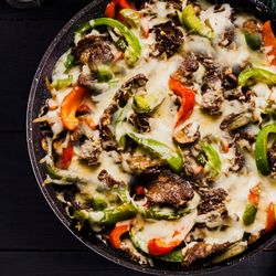 Basic Kneads Catering - Basic Kneads Philly Cheesesteak Skillet