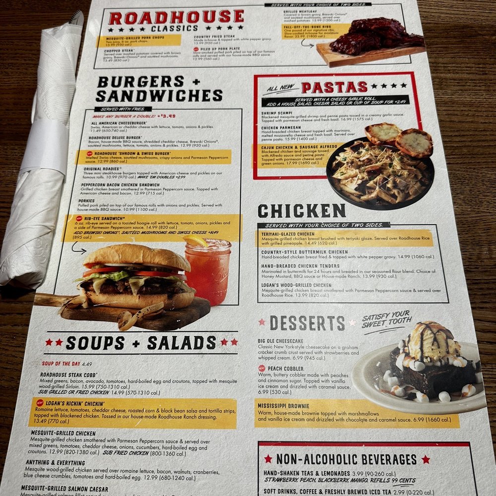 Logan's Roadhouse - Menu - Steakhouses Near Me - Roseville, Michigan Logan's Roadhouse - Menu - Steakhouses Near Me - Roseville, Michigan