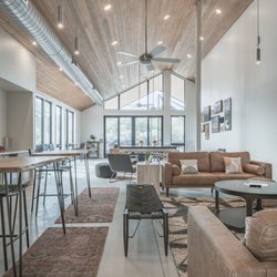 Camp Eddy - The Hub - a community space for Camp Eddy guests.