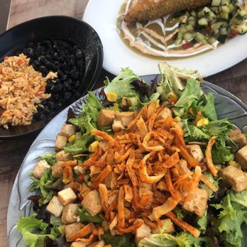 Whiptail Grill - Stuffed Avocado salad w tofu and goat cheese chili rellenos - Mexican Near Me - Springdale, Utah Whiptail Grill - Stuffed Avocado salad w tofu and goat cheese chili rellenos - Mexican Near Me - Springdale, Utah